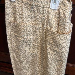Classic and Timeless J. McLaughlin Print Cotton Jean Pant